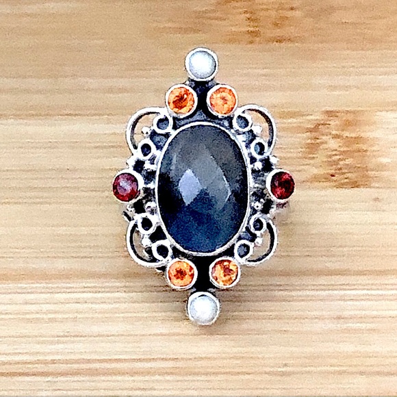 $82   Nicky Butler Estate Ring 925 Sterling Silver  India - Picture 2 of 6